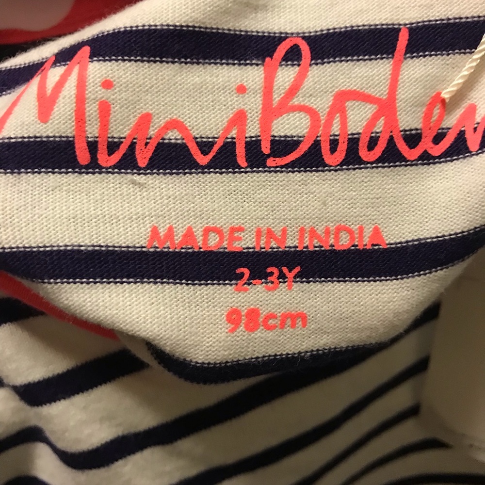 Mini Boden Snowman Tunic - Picture 2 of 3